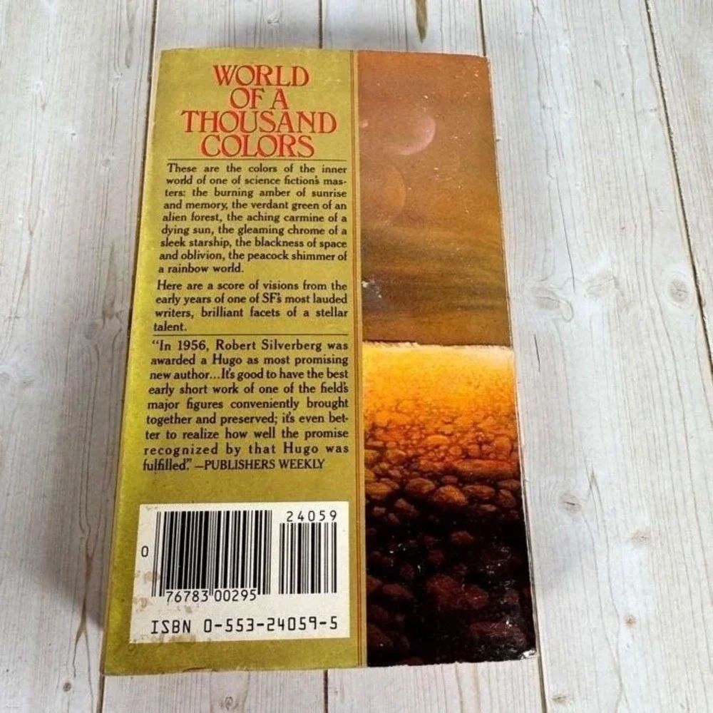 World of a Thousand Colors Robert Silverberg 1984 First Mass Market Sci-Fi